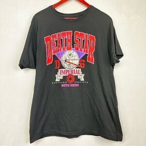 Star Wars Death Star Shirt Imperial Graphic T-Shirt Vader Dark Side Grunge Y2K